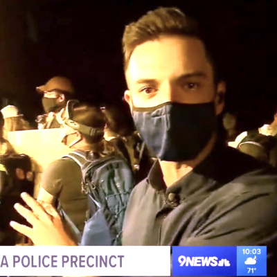 Ryan Haarer, Live: Protesters Surround Precinct HQ